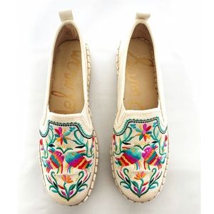 Sam Edelman Embroidered  Espadrilles